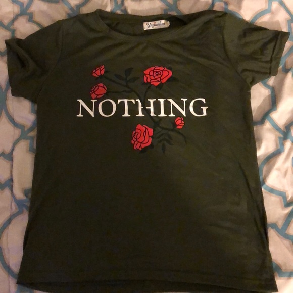 Army Green “Nothing” shirt - Picture 1 of 3